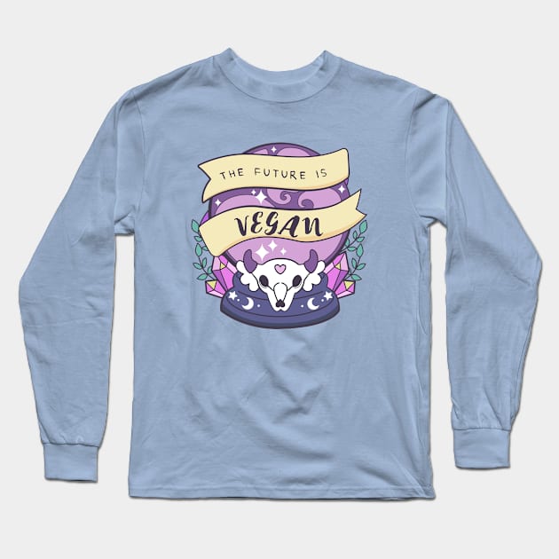 The future is Vegan Long Sleeve T-Shirt by BubblegumGoat